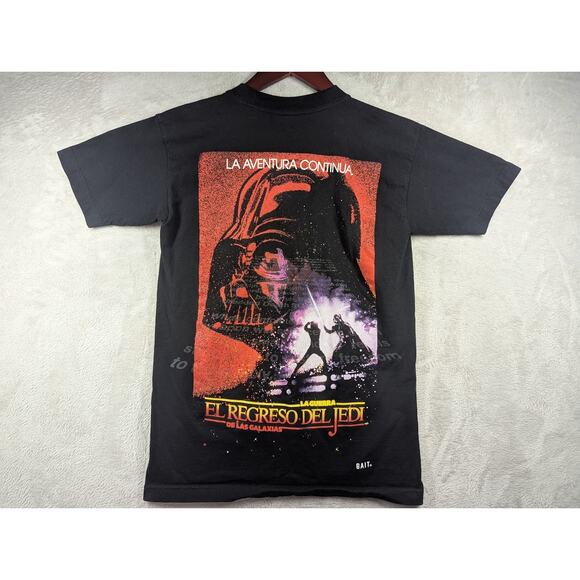BAIT Star Wars El Regreso Del Jedi Return Of Jedi Graphic Spanish Shirt SMALL - Picture 1 of 7